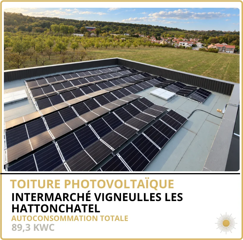 INTERMARCHÉ VIGNEULLES LES HATTONCHATEL — Vigneulles-lès-Hattonchâtel (55), 89,3 kWc