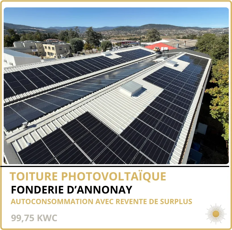 FONDERIE D'ANNONAY — Annonay (07), 99,75 kWc